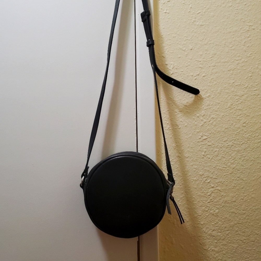Round Faux-leather Crossbody Bag by Forever21